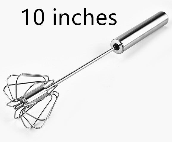 Hand-held Stainless Steel Semi Automatic Egg Beater