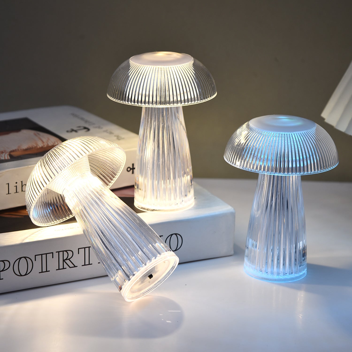 Mushroom Electronic Jellyfish Table Lamp