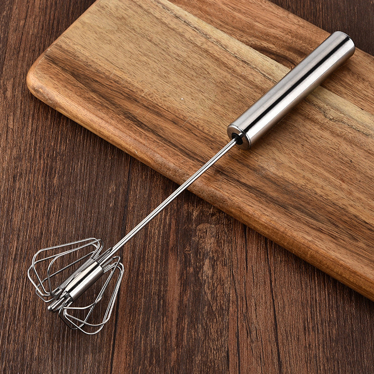 Hand-held Stainless Steel Semi Automatic Egg Beater