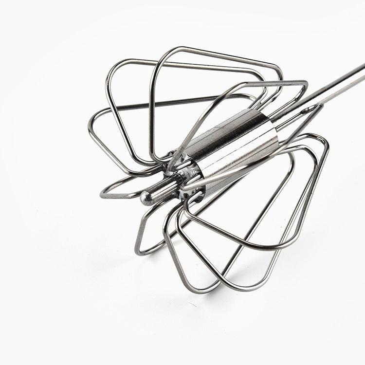 Hand-held Stainless Steel Semi Automatic Egg Beater