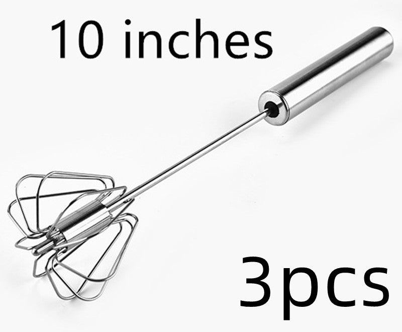 Hand-held Stainless Steel Semi Automatic Egg Beater