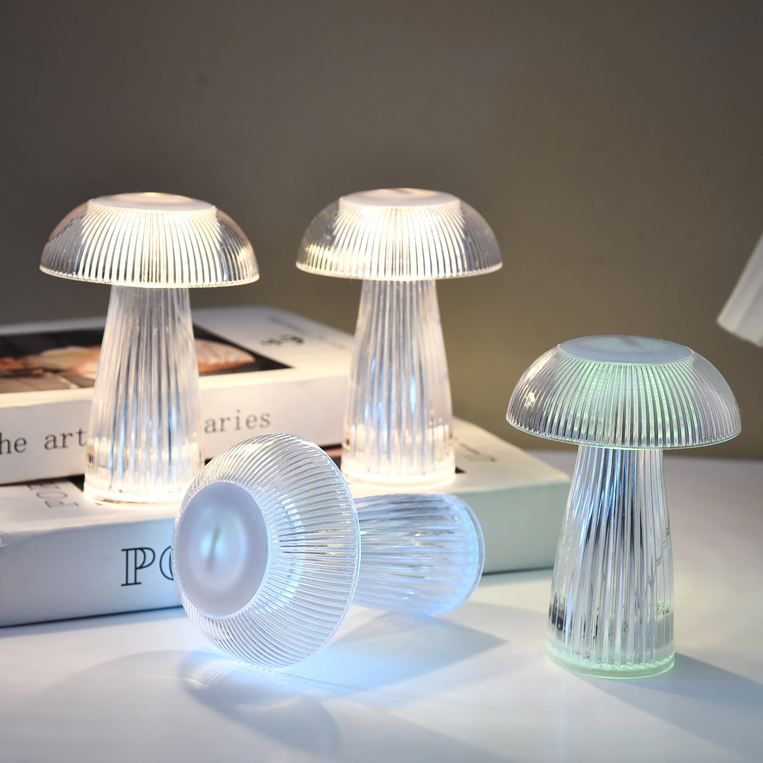 Mushroom Electronic Jellyfish Table Lamp